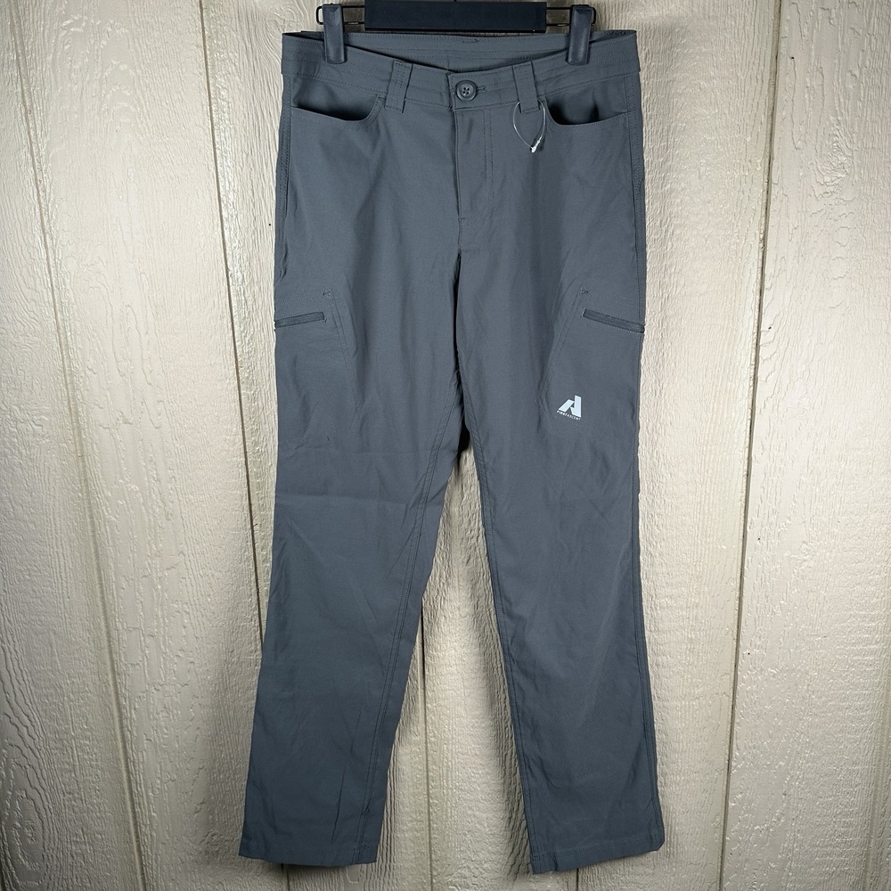 NEW Eddie Bauer First Ascent Guide Pro Pants Size 4 Charcoal Gray Hiking Outdoor